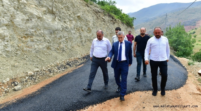 BAŞKAN ÇINAR, GÜNDÜZBEY'İN YÜKSEK KESİMLERİNDEKİ YOL DÜZENLEME ÇALIŞMALARINI İNCELEDİ
