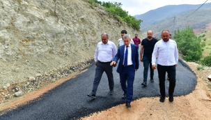 BAŞKAN ÇINAR, GÜNDÜZBEY'İN YÜKSEK KESİMLERİNDEKİ YOL DÜZENLEME ÇALIŞMALARINI İNCELEDİ
