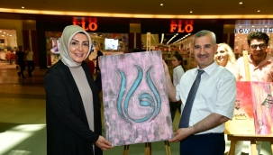 BAŞKAN ÇINAR, ' HAYAT ENGEL TANIMAZ'SLOGANIYLA BAŞLATILAN ' BENİM FIRÇAM' RESİM SERGİSİNİN AÇILIŞINI YAPTI