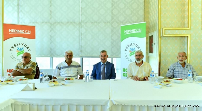 BAŞKAN ÇINAR, MALATYA İMAM HATİP LİSESİ İLK DÖNEM MEZUNLARINI GEDİK SOSYAL TESİSLERİNDE AĞIRLADI