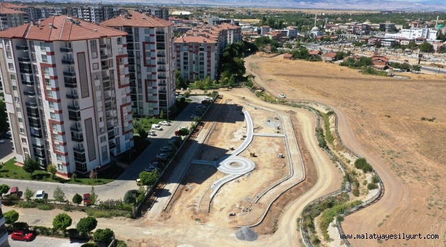 YEŞİLYURT BELEDİYESİ 228'NCİ PARKI BOSTANBAŞI MAHALLESİNE İNŞA EDİYOR